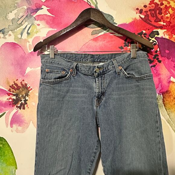 Lucky Brand Jeans Womens Size 12/31 Denim Dungarees Made In USA American Vintage - Picture 2 of 6